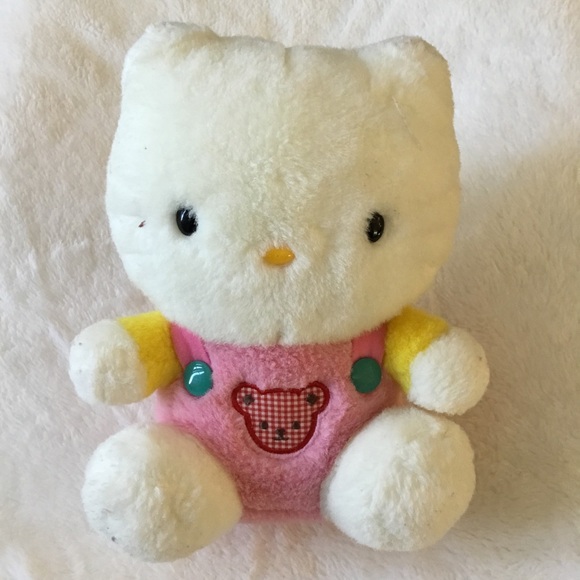 Hello Kitty Other - Hello Kitty White and Pink Outfit with Teddy Bear Accent